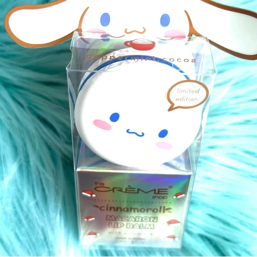 Crème Shop X Sanrio Cinnamoroll Peppermint Cocoa Macaron Lip Balm